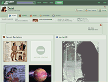 Tablet Screenshot of dulali.deviantart.com