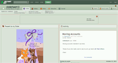 Desktop Screenshot of cinderheart13.deviantart.com