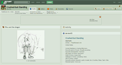 Desktop Screenshot of crushed-but-standing.deviantart.com