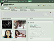 Tablet Screenshot of nuclear-radiation.deviantart.com