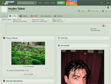 Tablet Screenshot of heyden-talbot.deviantart.com