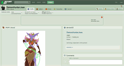 Desktop Screenshot of demonhunterjoan.deviantart.com