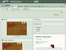 Tablet Screenshot of icachan.deviantart.com