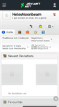 Mobile Screenshot of nelosmoonbeam.deviantart.com