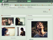 Tablet Screenshot of johnyvrr.deviantart.com