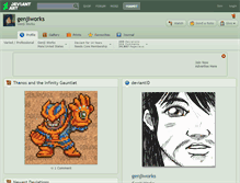 Tablet Screenshot of genjiworks.deviantart.com