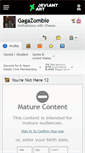 Mobile Screenshot of gagazombie.deviantart.com