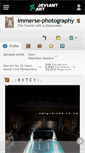 Mobile Screenshot of immerse-photography.deviantart.com