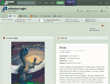 Tablet Screenshot of millenium-night.deviantart.com