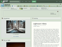 Tablet Screenshot of dealived.deviantart.com