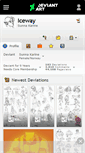 Mobile Screenshot of iceway.deviantart.com