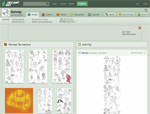 Tablet Screenshot of iceway.deviantart.com