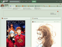 Tablet Screenshot of cocon.deviantart.com