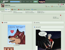 Tablet Screenshot of loco-lu.deviantart.com