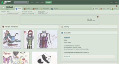 Desktop Screenshot of lizzball.deviantart.com