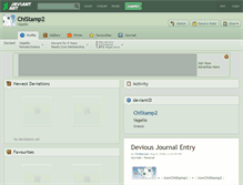 Tablet Screenshot of chistamp2.deviantart.com