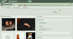 Desktop Screenshot of lilaclabyrinth.deviantart.com