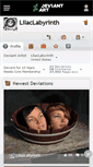 Mobile Screenshot of lilaclabyrinth.deviantart.com