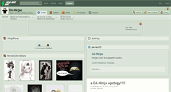 Desktop Screenshot of da-ninjas.deviantart.com