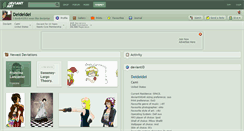 Desktop Screenshot of deideidei.deviantart.com