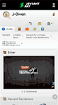 Mobile Screenshot of j-owen.deviantart.com