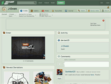Tablet Screenshot of j-owen.deviantart.com