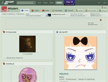 Tablet Screenshot of miilydork.deviantart.com