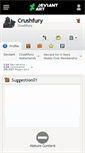 Mobile Screenshot of crushfury.deviantart.com