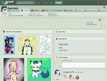 Tablet Screenshot of dark-roll.deviantart.com