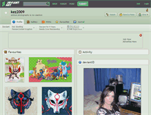 Tablet Screenshot of kez2009.deviantart.com