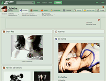 Tablet Screenshot of lizbetha.deviantart.com