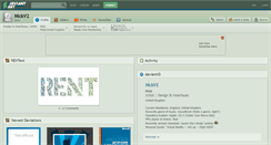 Desktop Screenshot of nickv2.deviantart.com