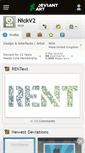 Mobile Screenshot of nickv2.deviantart.com