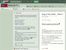 Tablet Screenshot of beatlecats-fc.deviantart.com