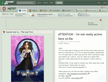 Tablet Screenshot of niji707.deviantart.com