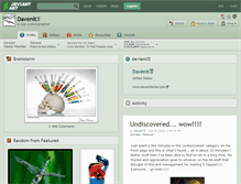 Tablet Screenshot of davenit.deviantart.com