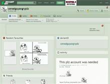 Tablet Screenshot of cerealguyangryplz.deviantart.com