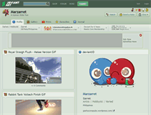 Tablet Screenshot of marzarret.deviantart.com