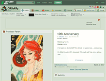 Tablet Screenshot of girberry.deviantart.com