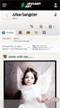 Mobile Screenshot of alisa-sangster.deviantart.com