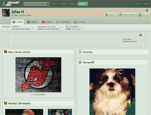 Tablet Screenshot of jlfan15.deviantart.com