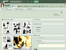 Tablet Screenshot of kanaeu.deviantart.com