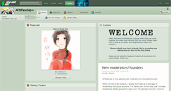 Desktop Screenshot of aphfanclub.deviantart.com