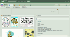 Desktop Screenshot of caln12.deviantart.com