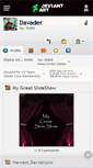 Mobile Screenshot of davader.deviantart.com