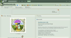 Desktop Screenshot of naruhina-lovers-club.deviantart.com