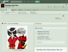 Tablet Screenshot of dilandau-chan-fans.deviantart.com