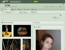 Tablet Screenshot of isis-tiger.deviantart.com