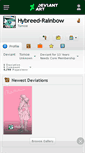 Mobile Screenshot of hybreed-rainbow.deviantart.com