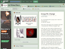 Tablet Screenshot of liz-vicious-fans.deviantart.com